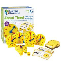 Развивающий игровой набор "Учимся определять время. Большой" Learning Resources LER3214 (6 элементов)