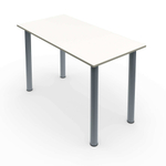 Стол ученический 2-местный на круглых опорах