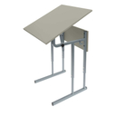 Стол ученический 1-местный регулируемый с регулируемым наклоном столешницы