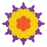 Конструктор Morphun Junior «ПРОектирование. Радуга», 600 деталей