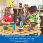 Развивающая игрушка Мы растем "Продукты", большой (серия New Sprouts, комплект для группы, 100 элементов) Learning Resources LER9723