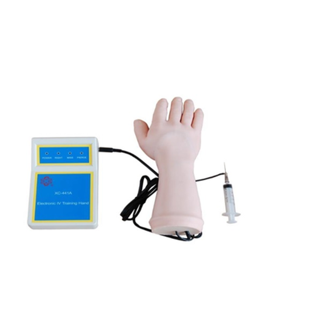 Манекен-тренажер с контроллером для отработки внутривенных манипуляций