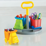 Подставка для канцелярских принадлежностей "Умный органайзер. Грузовики" (4 элемента) Learning Resources LER3715