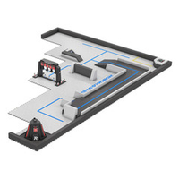 Поле для соревнований RoboMaster 2023 Youth Tournament Site