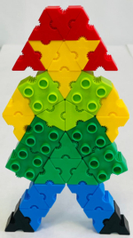 Конструктор Morphun ПРОектирование Начальный уровень «Радуга» 500 деталей