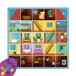 Комплект полей-маршрутизаторов "Строим маршруты с РобоМышью" к наборам "Мышиный код" (6 элементов)