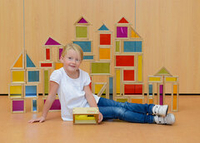 Конструктор "Радужные блоки" Masterkidz (51 элемент)