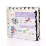 Мат из пазл-панелей "3D Творчество", черно-белый Weplay KC1801-0KW