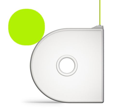 неоновый зеленый Картридж CubeX PLA