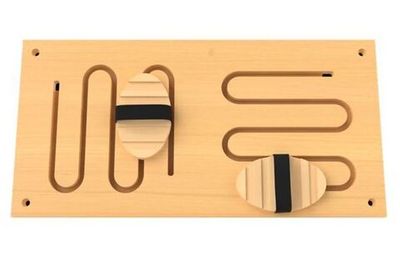 Панель-лабиринт «Рисуем ногами №5 Две волны» Приоритет