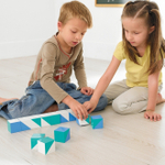 Кубики геометрические Weplay «Океан», 16 шт