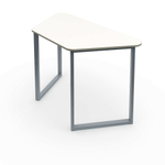 Стол ученический трапеция на прямоугольной трубе