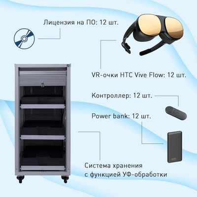 Лаборатория виртуальной реальности EDUBLOCK Flow VR-12