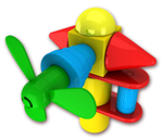 Магнитный конструктор Popular Playthings "Строитель. Базовый (30 деталей)" + "Колесная база". Стартовый набор