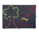 Набор для создания композиций Полидрон "Узорная шнуровка №2" (черный)
