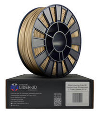 Wood пластик LIDER-3D Premium для 3D принтера (1,75 мм, 0,5 кг)