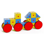 Конструктор Полидрон "Магнитные блоки 3D. Супер" (комплект на группу, 68 деталей)