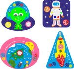 Набор бизибордов «Путешествие к звездам» Приоритет