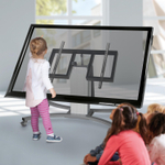 Стойка напольная для дисплеев 42''-75'' с регулируемой высотой Conen