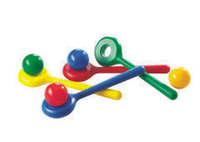 Набор игровой "Поймай шарик" EDX (лопатка 34 см, шарик 70 мм, 4 штуки, 4 цвета)
