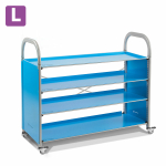 Мобильный стеллаж Сенсориум L с 3 прямыми полками