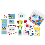 Набор "Ранняя Математика 101: Фигуры и задачи" 1-й уровень (3-4 года)