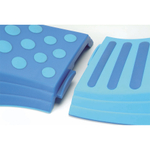 Тактильная дорожка Weplay волнистая (голубая), 8 элементов