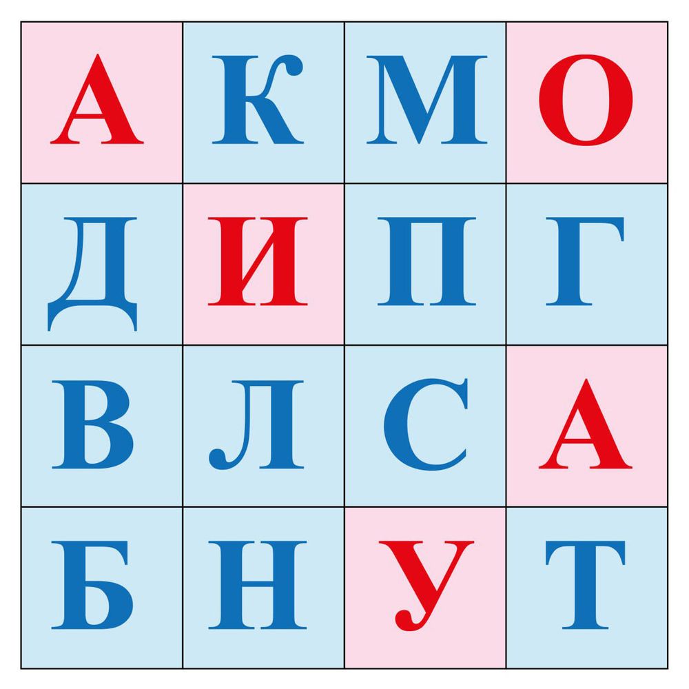 Тематическое поле-маршрутизатор &quot;Буквы №1&quot; для ЛогоРобота &quot;Пчелка&quot; (Bee-Bot)