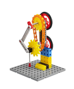 Занимательные шестеренки "Механизмы" EDX (181 деталь, 1 буклет с заданиями)