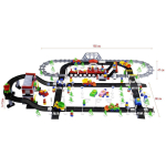 Конструктор Bauer «Автодорога и ПДД для детей» (Комплект на группу из 8 человек)