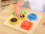 Панель "Тактильные геометрические фигуры" Masterkidz