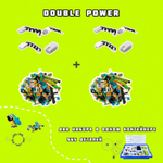 Набор Double Power Wedo 2.0 двойная расширенная комплектация с доп. набором для подготовки к соревнованиям по робототехники электроники