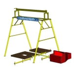 Учебный стенд-тренажер "Стропальные работы" Зарница