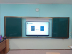 Комплект: раздвижная рельсовая система IGB1W + интерактивная панель INTERWRITE 65"