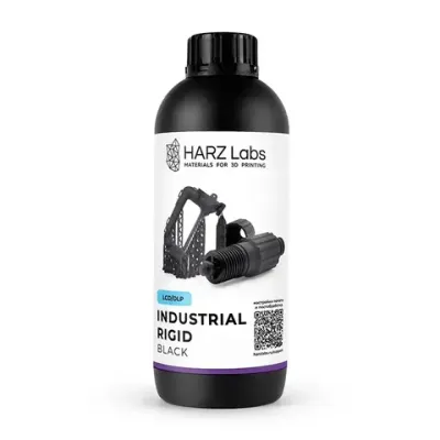 Фотополимерная смола HARZ Labs Industrial Rigid, черный (1000 гр)
