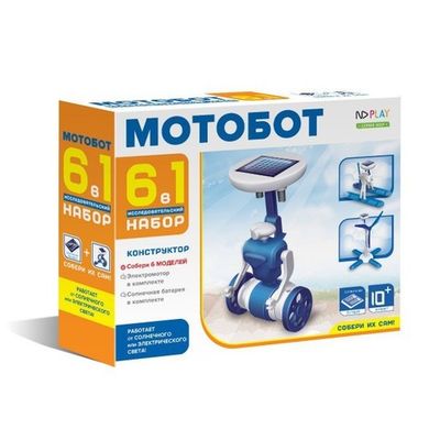 Конструктор ND PLAY Мотобот 6 в 1
