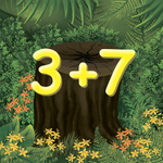 Карточки для закрепления навыков сложения и вычитания в пределах 20-ти "Пень за пнем"