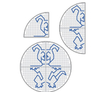 Набор Полидрон "Узорная шнуровка. Круглая"