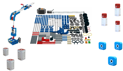 Ресурсный робототехнический комплект дополнительных конструктивных элементов и комплектов датчиков Tinkamo