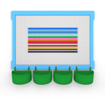 Комплект настенного конструктора Botzees с деревянной основой