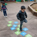 Дорожка цифровая EDX, цифры 0-10 (20 см, 2 цвета, 11 шт)