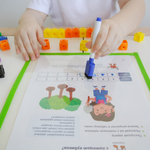 Набор соединяющихся кубиков "Академия математики в детском саду" (комплект для группы) MS0063