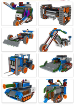 Электромеханический конструктор Huna My Robot Time 3 (1+2+3+4)