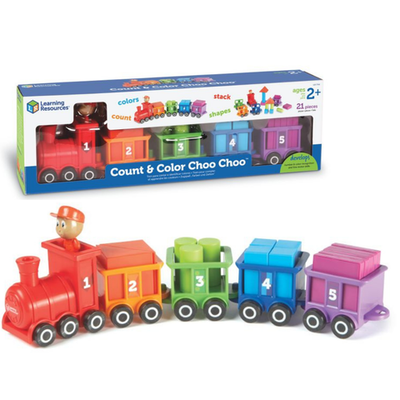 Паровозик «Чух-Чух. Считай и сортируй» (21 элемент) Learning Resources LER7742