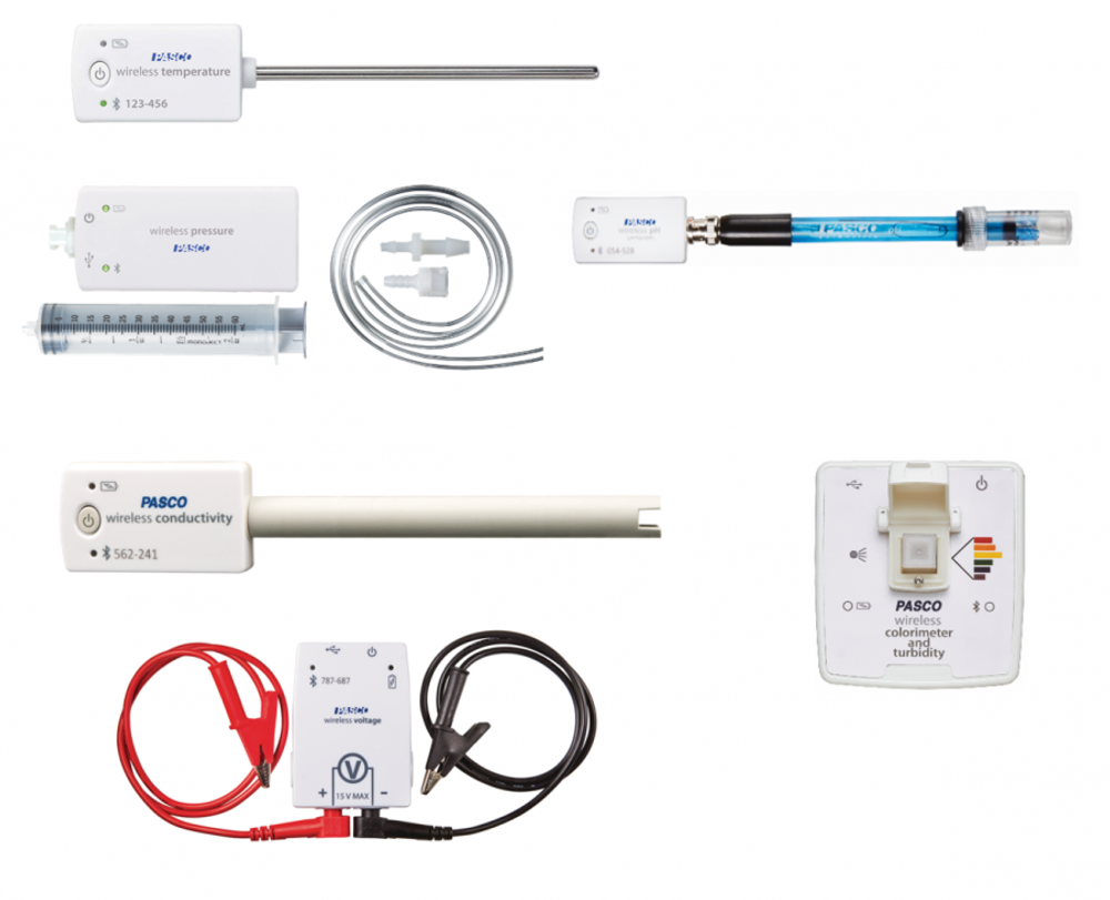Комплект датчиков по химии для ученика PASCO. Базовый