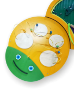 Тактильно-развивающая панель «Радостная гусеничка» Приоритет